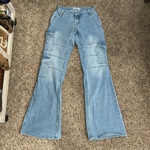 PacSun Light Blue Flare & Wide Leg Jeans